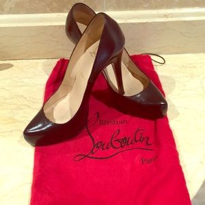 Christian Louboutin Black platform pump